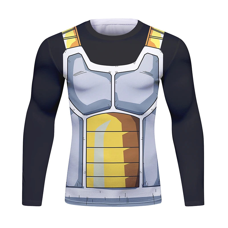 BJJ Fight Rashguard Men's Sports T-shirt Tops Fitness Printed Sublimation Boxing MMA Compression Tights Long Sleeve T-Shirts