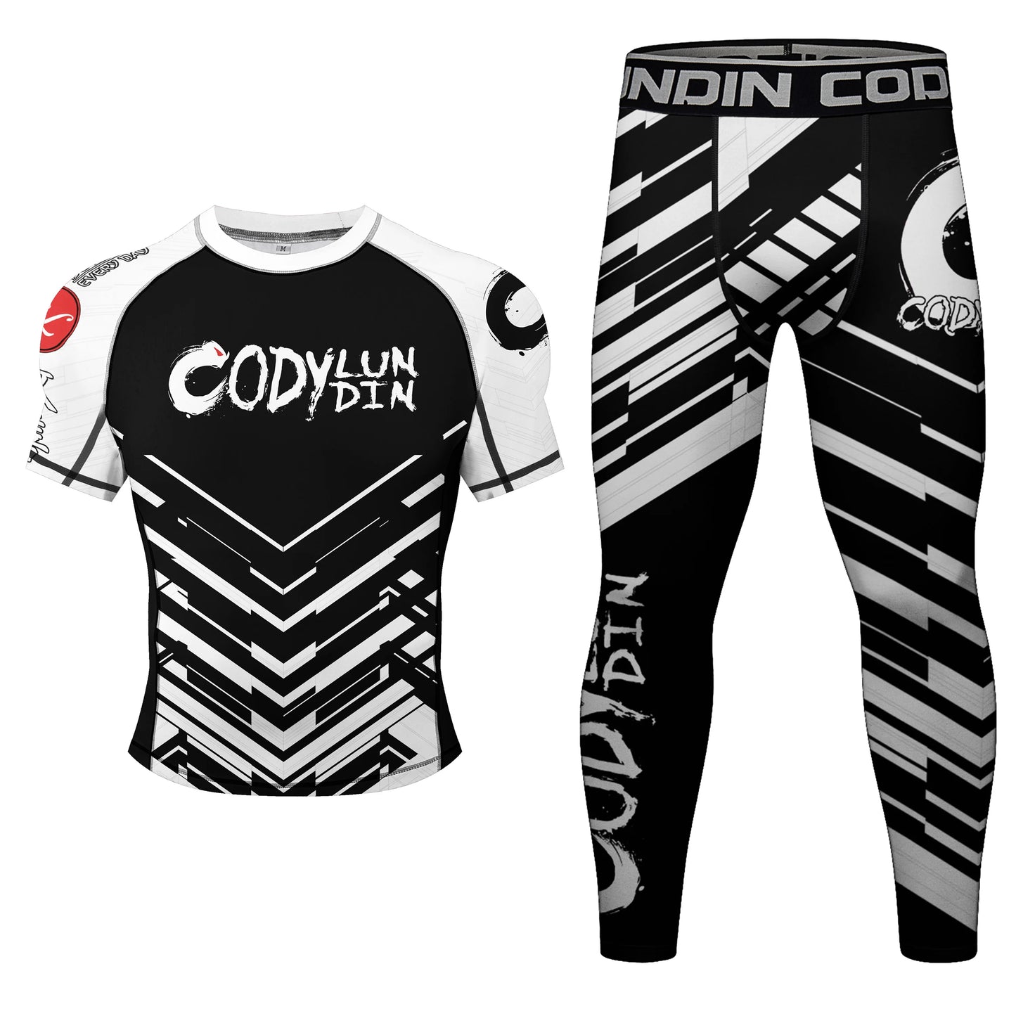 Factory News Products BJJ Anti Slip Bottom Rash Guard Fitness Rash Guard Jiu Jitsu Long Sleeve MMA Compression Sets for Men