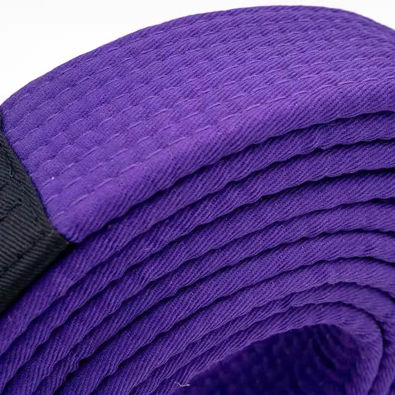 Brazilian Jiu Jitsu BJJ Belts 215cm-315cm Adult A0 A1 A2 A3 A4 BJJ Black Belt Brown Purple Blue White Embroidery Name Customize
