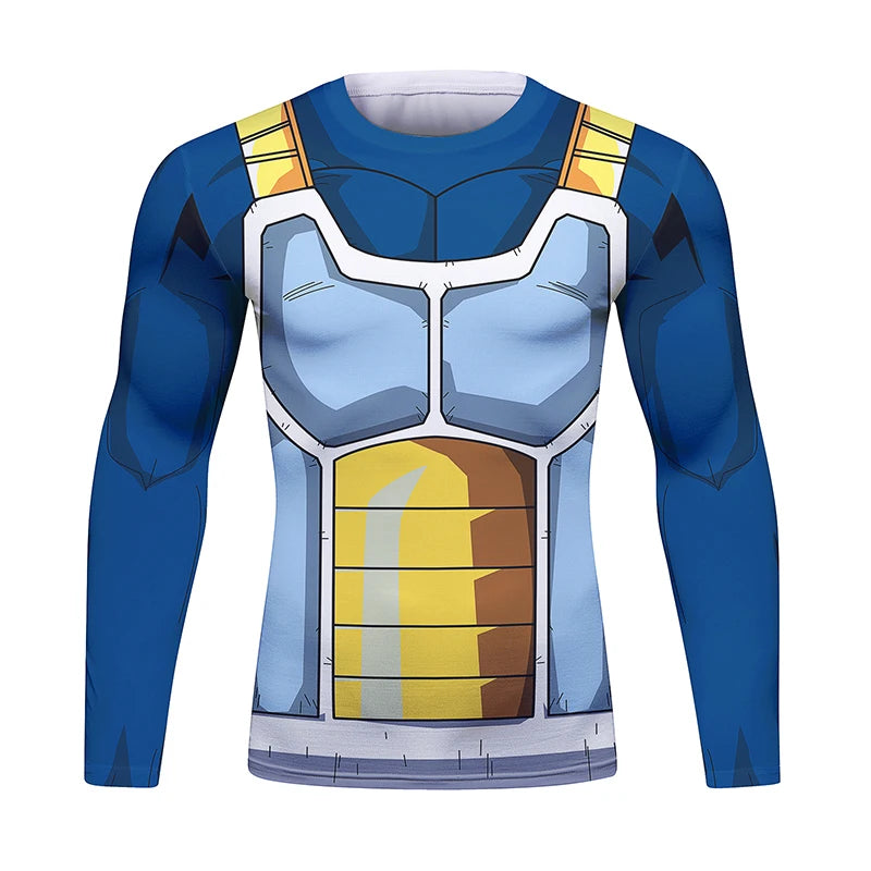 BJJ Fight Rashguard Men's Sports T-shirt Tops Fitness Printed Sublimation Boxing MMA Compression Tights Long Sleeve T-Shirts