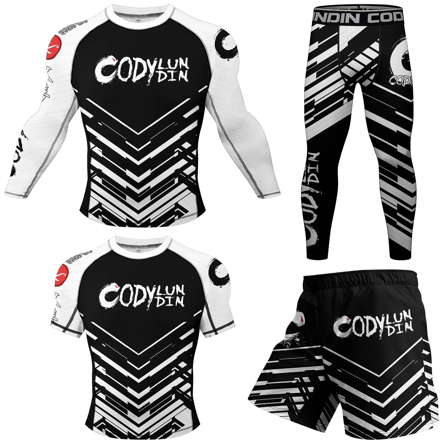 Factory News Products BJJ Anti Slip Bottom Rash Guard Fitness Rash Guard Jiu Jitsu Long Sleeve MMA Compression Sets for Men