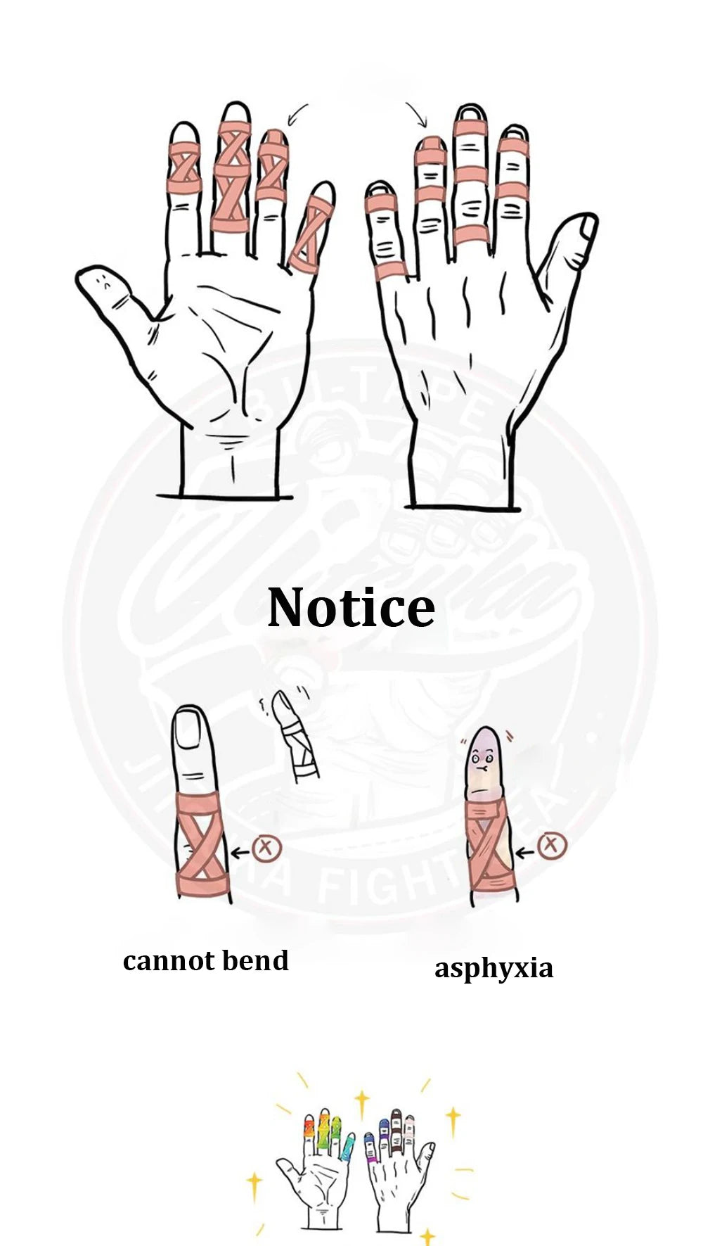 Jiu-Jitsu Bandage Elastic Bandage Protection Finger Tape BJJ Sports Bandage Self-Adhesive Tape Support Custom Logo Dropshipping