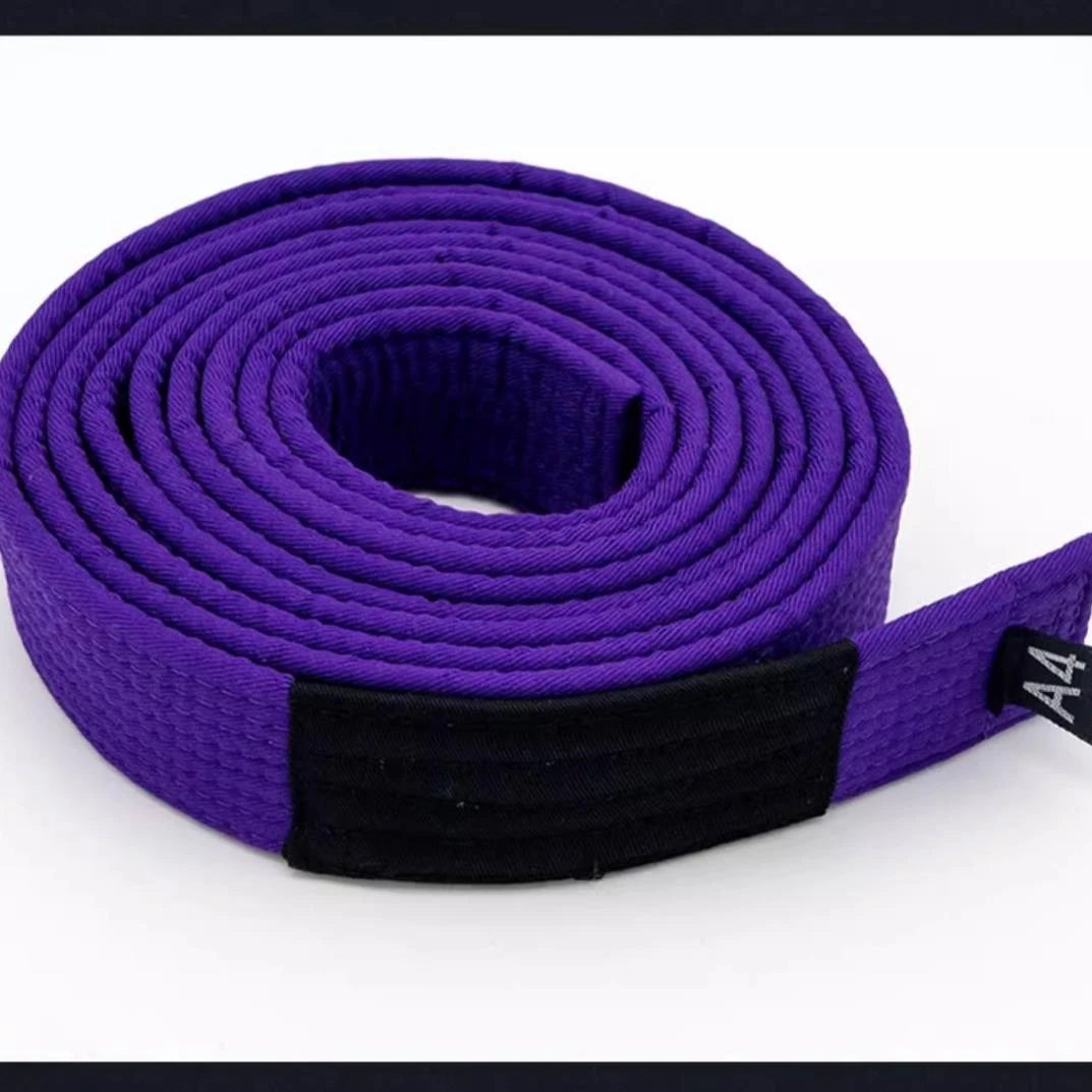 Brazilian Jiu Jitsu BJJ Belts 215cm-315cm Adult A0 A1 A2 A3 A4 BJJ Black Belt Brown Purple Blue White Embroidery Name Customize